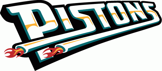 Detroit Pistons 1996-2001 Wordmark Logo fabric transfer